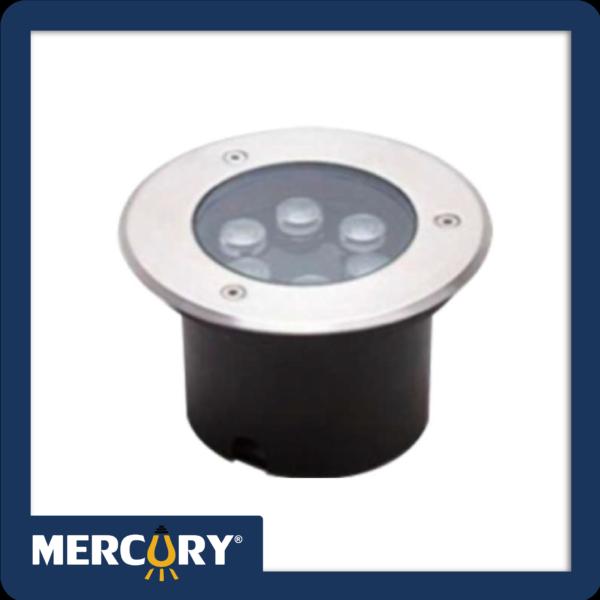 Bala LED de Piso 6W 6500K Satin Redondo - Mercury Promax IPL105