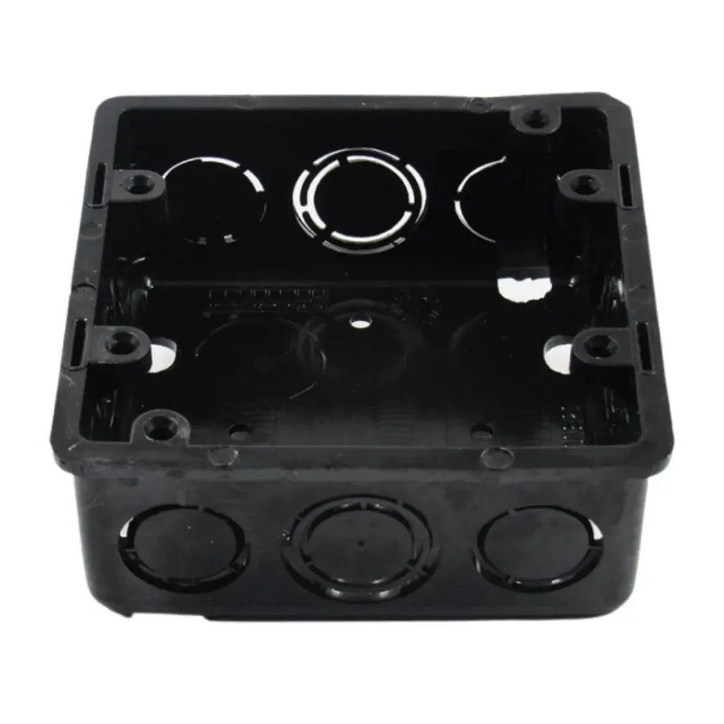[TCB02158023] Caja Policarbonato 4X4 HF SCH40 J.G  NEGRO DLE