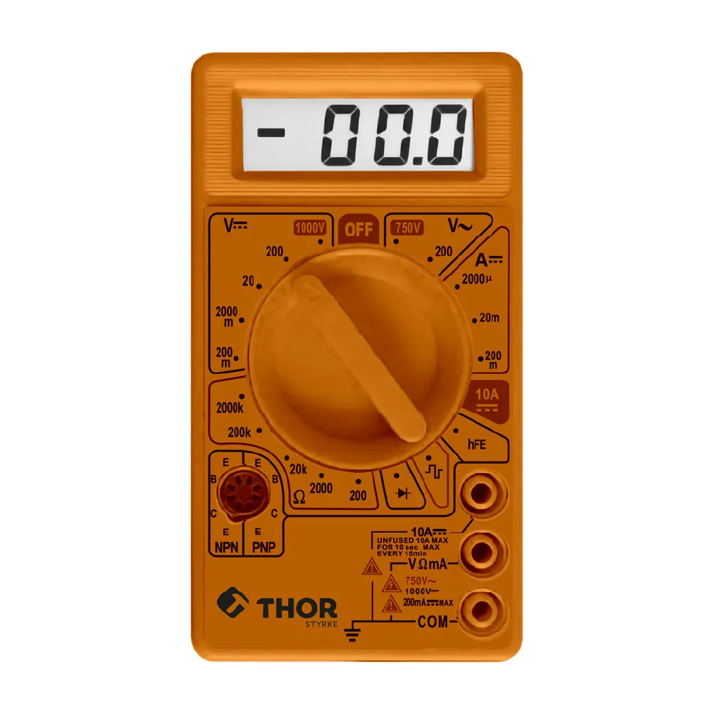 [THMED109] Multimetro Digital Basico Thor THMED109