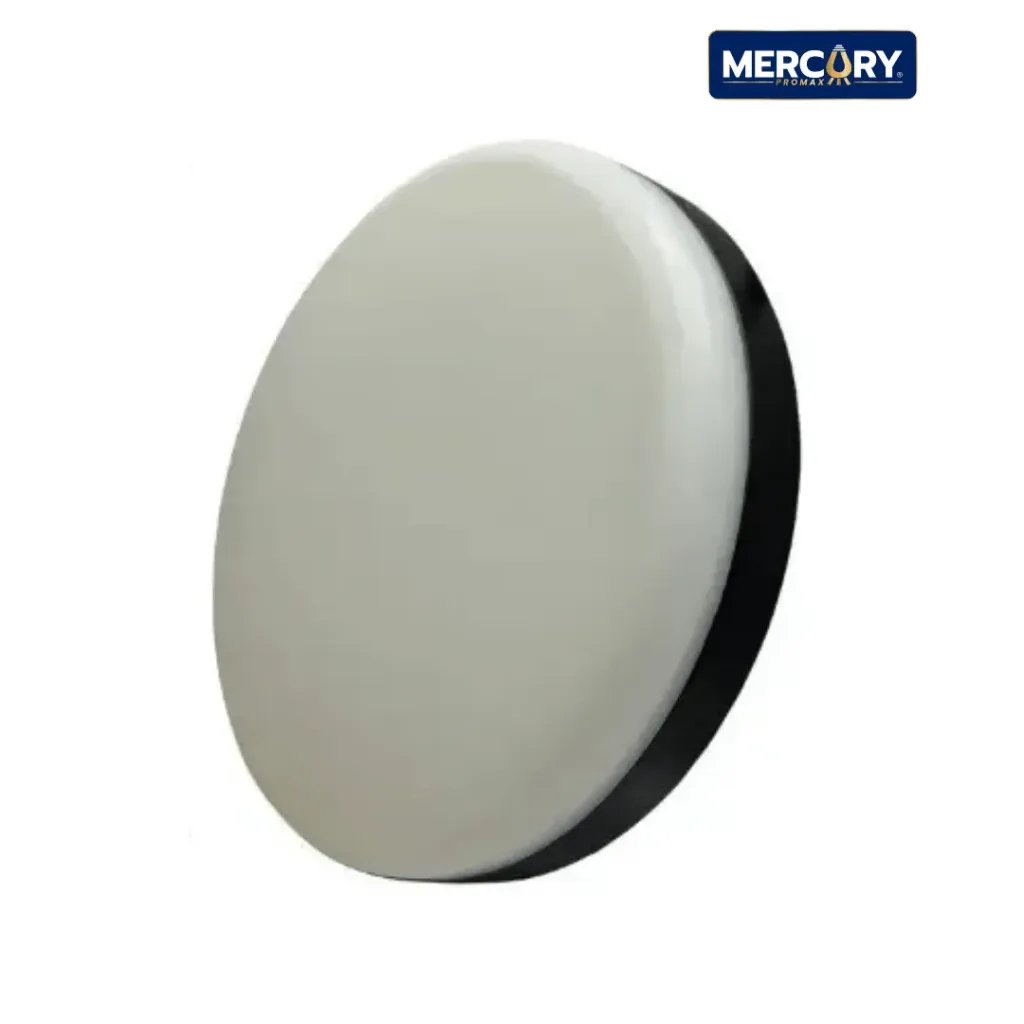 Panel Led Frameless Negro 36W Redondo CCT Sobreponer Mercury IPL248