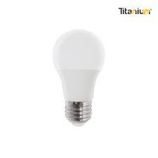 BOMBILLO LED TITANIUM 9W 6500K E27/A60 - TTA34