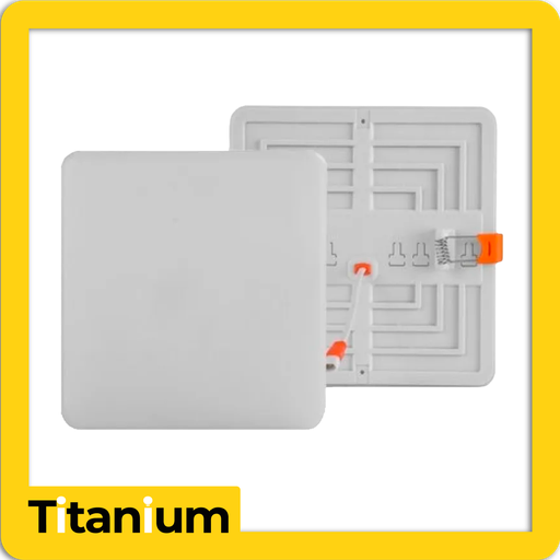 [TTA85] PANEL LED FRAMELESS TITANIUM 18W BLANCO CUADRADO 6500K INCRUSTAR - TTA85