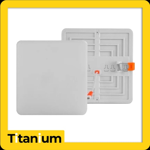 [TTA87] PANEL LED FRAMELESS TITANIUM 36W BLANCO CUADRADO 6500K INCRUSTAR - TTA87
