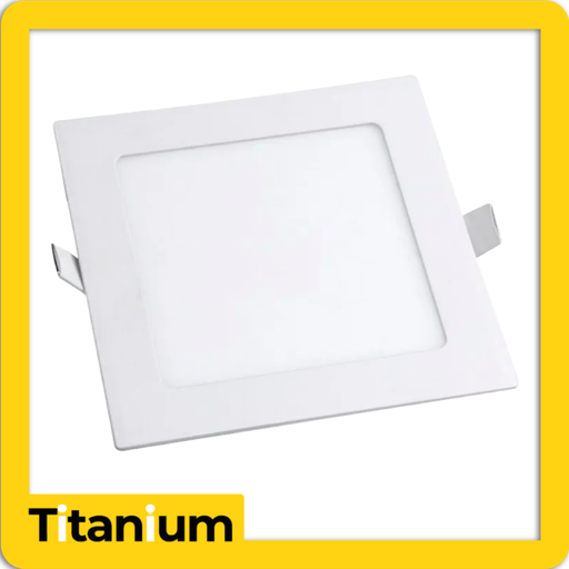 [TTA18] PANEL LED TITANIUM 12W 6" 6500K CUADRADO/INCR - TTA18