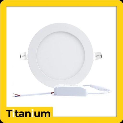 [TTA01] PANEL LED TITANIUM 3W 2.5" 6500K RED/INCR - TTA01