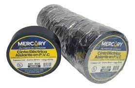 [ECA20] CINTA AISLANTE 5M NEGRA MERCURY CERTIFICACION UL - ECA20