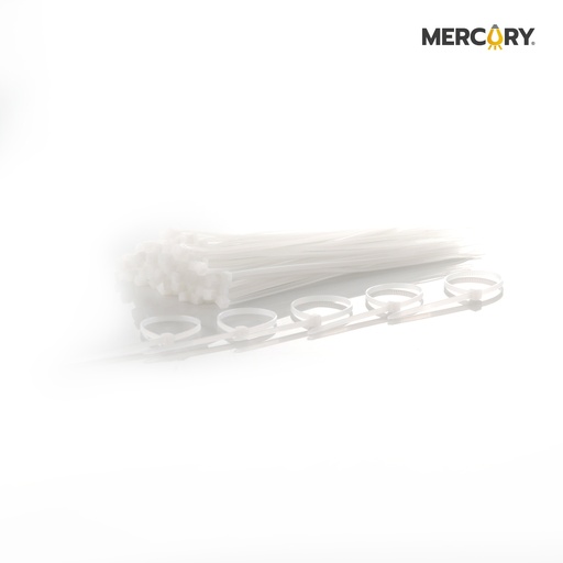 [EMP13] CORREAS DE AMARRE EN NYLON 15CM X 3.6MM BLANCO x Unidad (HAY BOLSA DE 100) MERCURY PROMAX - EMP13