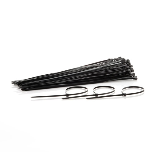 [EMP19x10] CORREAS DE AMARRE EN NYLON 30CM X 5MM NEGRO x 10 Unidades MERCURY PROMAX - EMP19x10