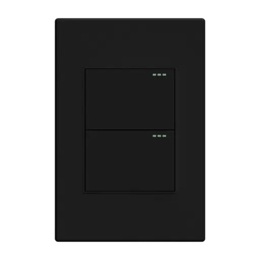 [ETI162] INTERRUPTOR DOBLE CONMUTABLE NEGRO MATE MERCURY PROMAX - ETI162