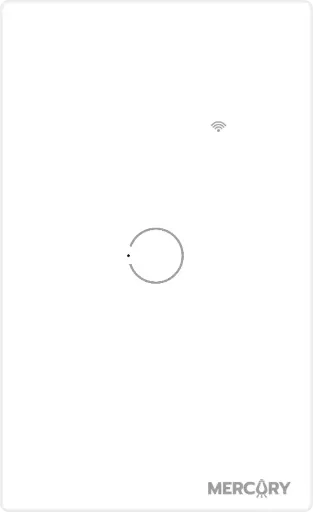 [TIC03] INTERRUPTOR SENCILLO SMART HOME TOUCH WHITE WIFI MERCURY PROMAX - TIC03