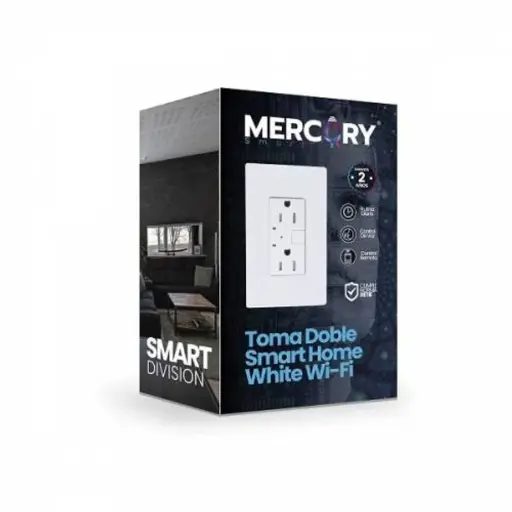 [TIC15] TOMA DOBLE SMART HOME WHITE/WIFI MERCURY PROMAX TIC15