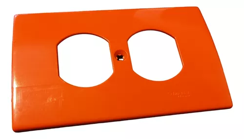 [ETI07] TAPA P/TOMA DOBLE NARANJA MERCURY PROMAX - ETI07