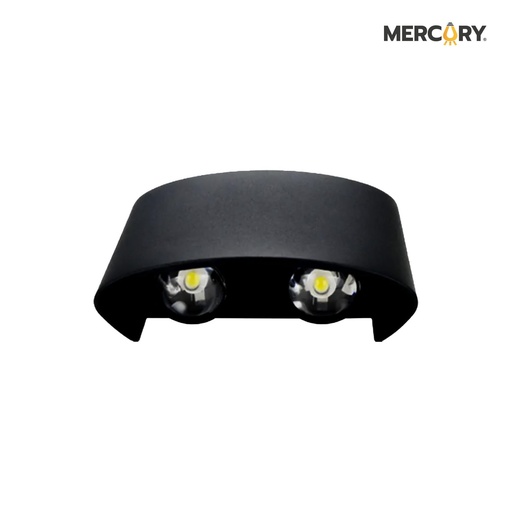 [IDL70] APLIQUE LED UP&DOWN 4W NEGRO/3000K MERCURY PROMAX - IDL70